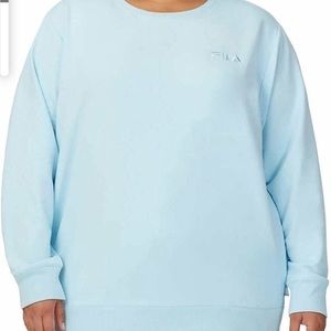 Fila Crystal Blue French Terry Crewneck Sweatshirt